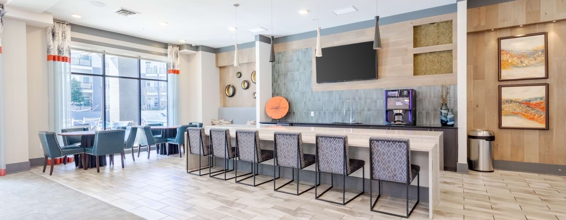 open resident kitchen area